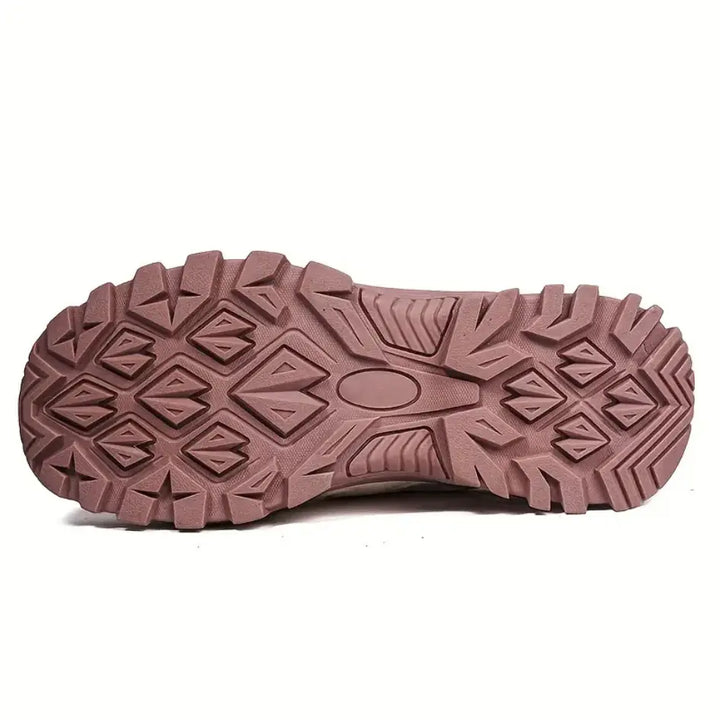 Laufschuhe Damen mit Profilsohle und Vorderer Schnürung