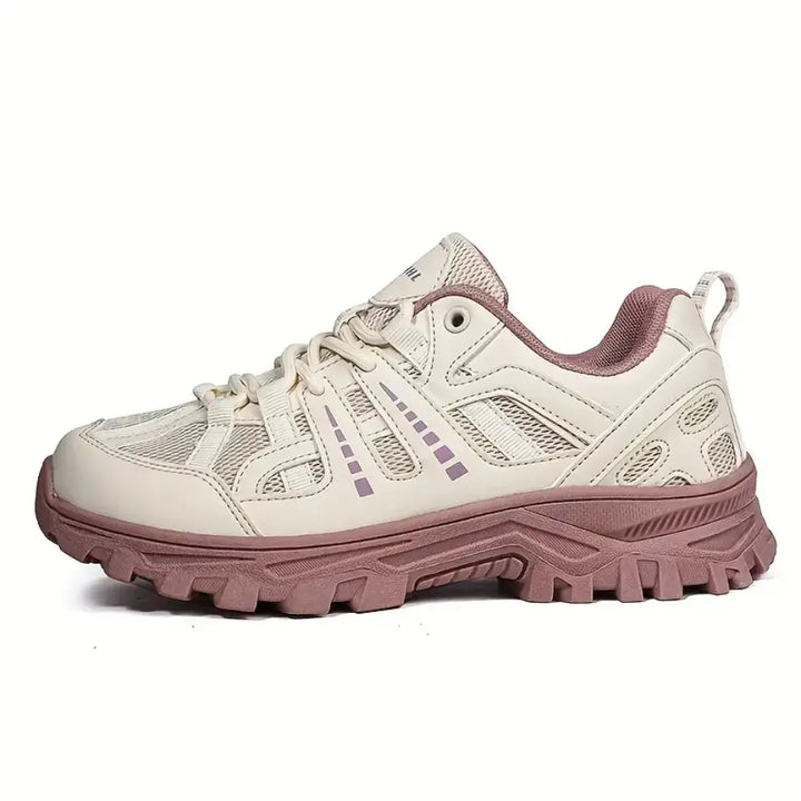 Laufschuhe Damen mit Profilsohle und Vorderer Schnürung