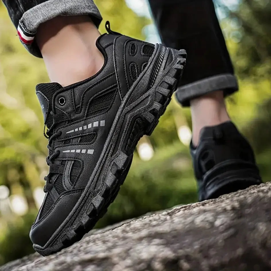 Laufschuhe Damen mit Profilsohle und Vorderer Schnürung