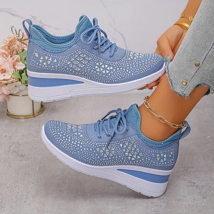 Laufschuhe Damen mit Schnürung und Flacher Sohle