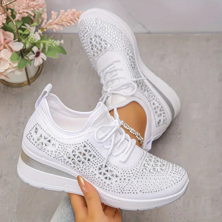 Laufschuhe Damen mit Schnürung und Flacher Sohle