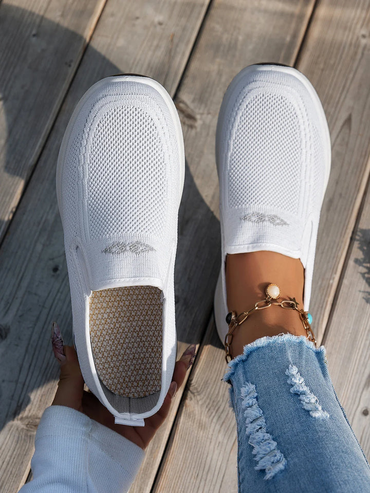 Laufschuhe Damen mit Slip-On-Einstieg und Geschlossener Spitze