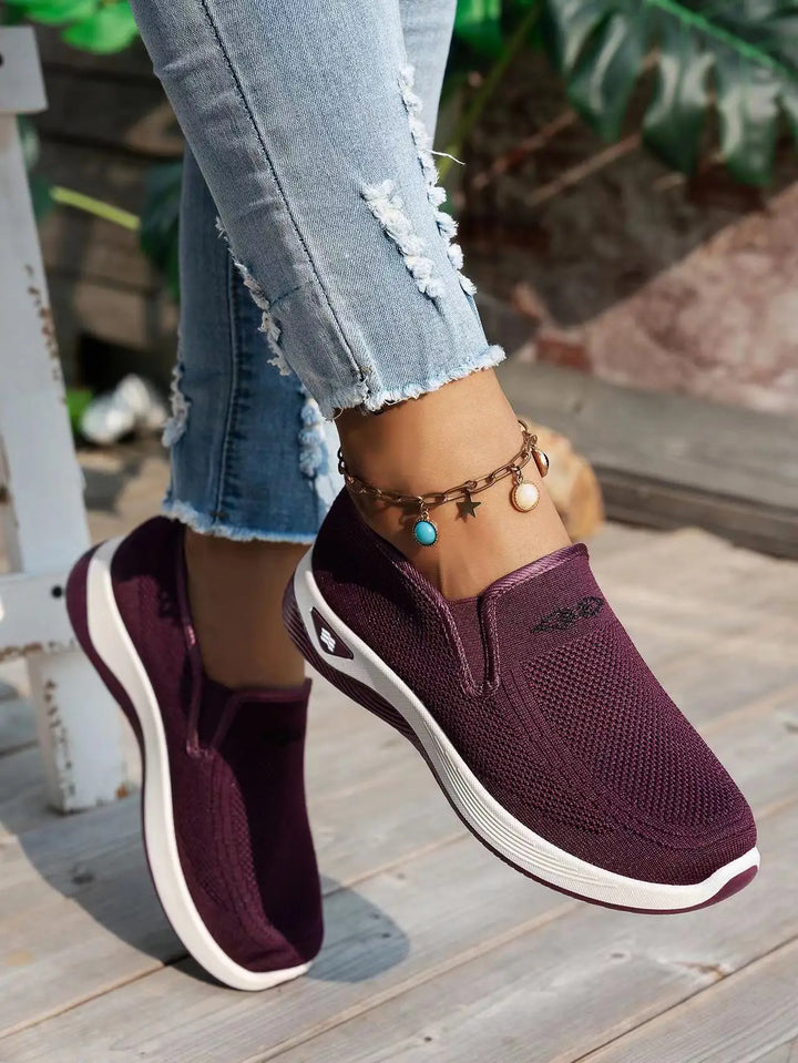 Laufschuhe Damen mit Slip-On-Einstieg und Geschlossener Spitze