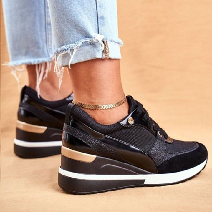 Laufschuhe Damen mit Sportlichem Schnitt und Schnürung