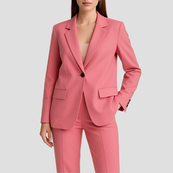 Laura | Damen Maßgeschneidertes Anzug-Set mit langem Blazer