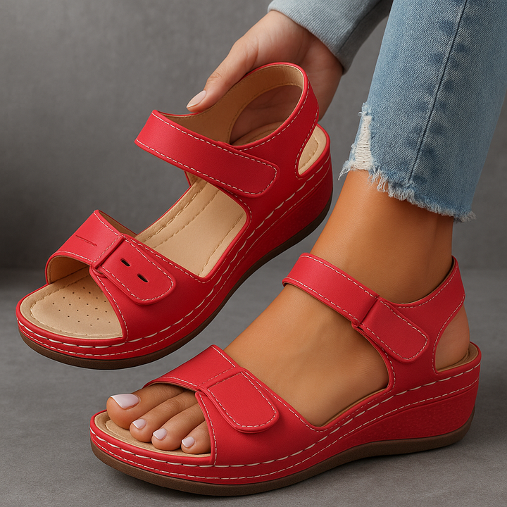 Laura | Damen orthopädische Keilsandalette