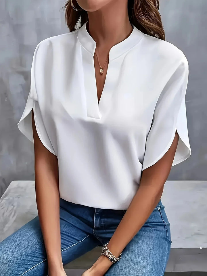Lena | Damen Elegante Flatterarm Bluse