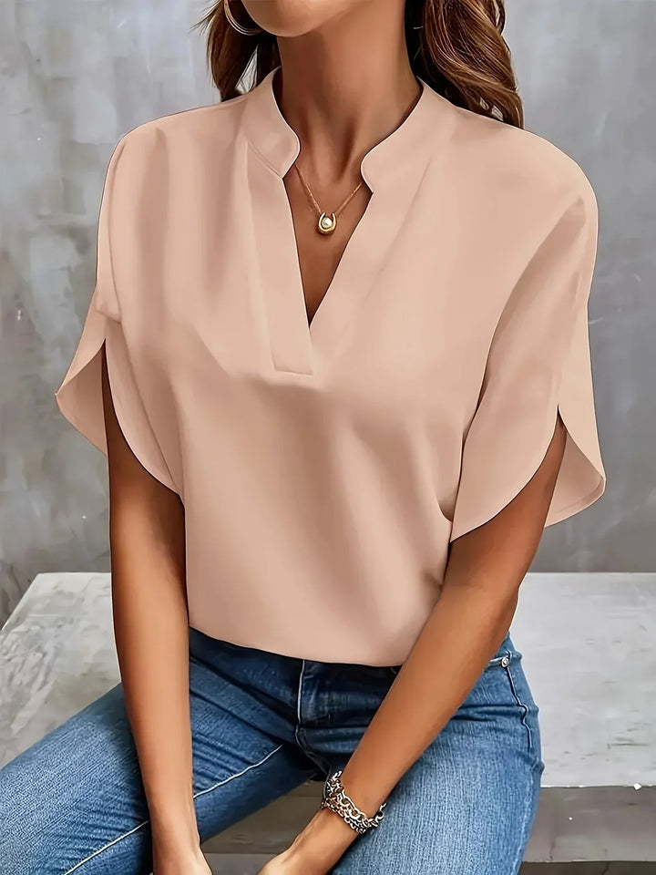 Lena | Damen Elegante Flatterarm Bluse