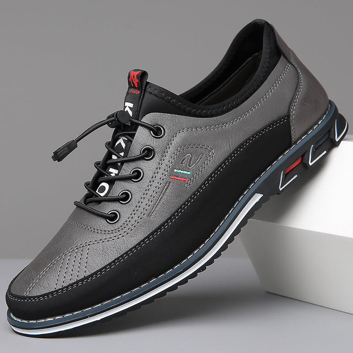 Lennox | Herren Oxford Schnürschuhe Leder Casual