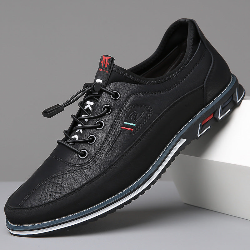 Lennox | Herren Oxford Schnürschuhe Leder Casual