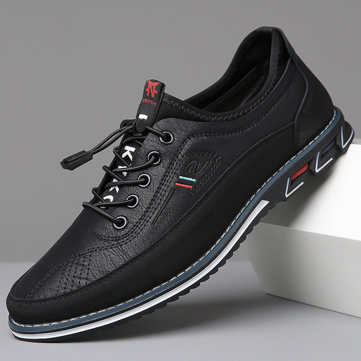 Lennox | Herren Oxford Schnürschuhe Leder Casual