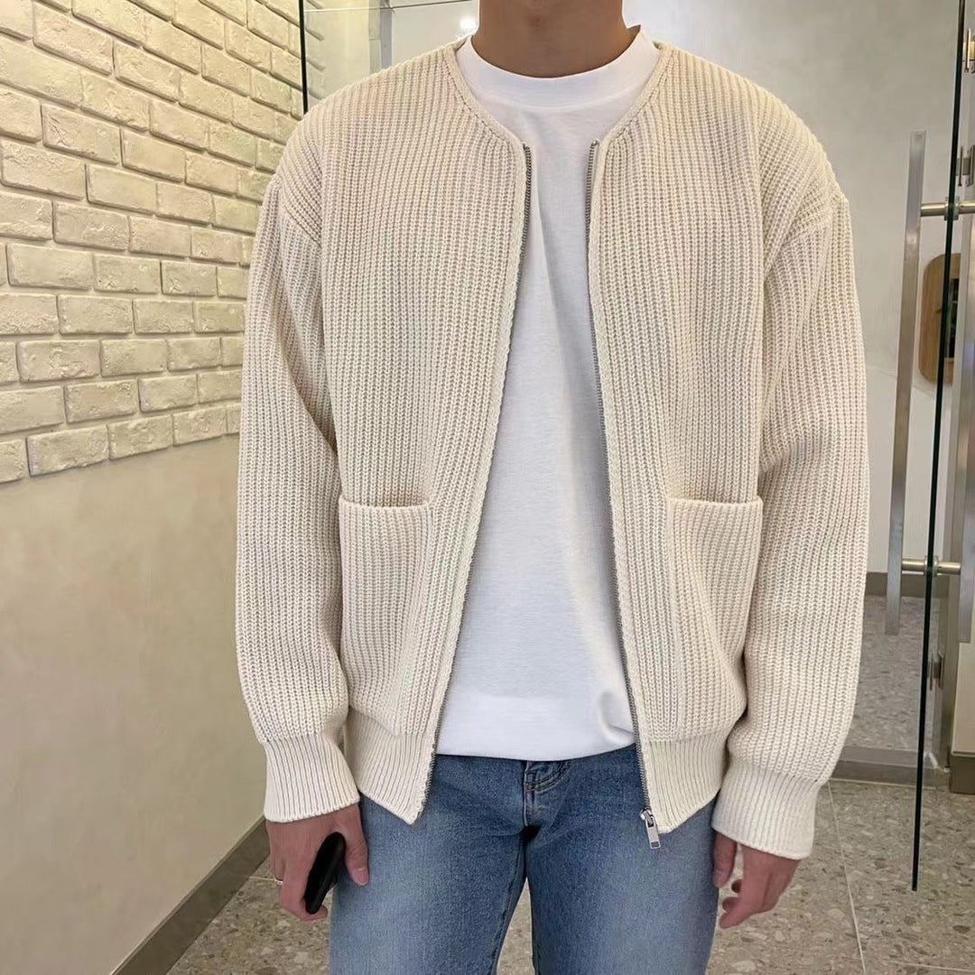 Leon | Herren Gemütliche Strickjacke