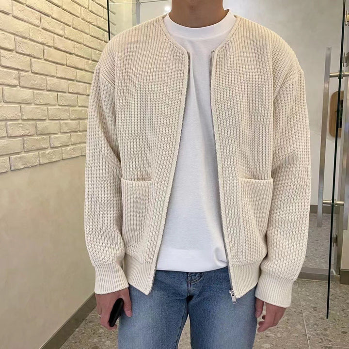 Leon | Herren Gemütliche Strickjacke