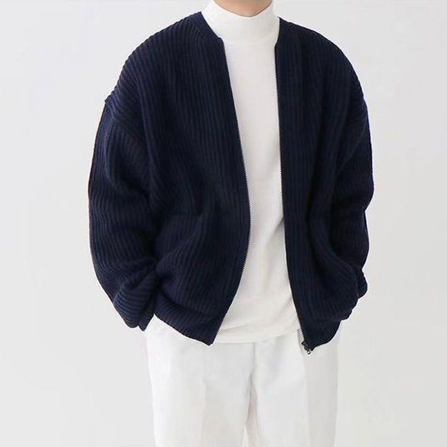 Leon | Herren Gemütliche Strickjacke