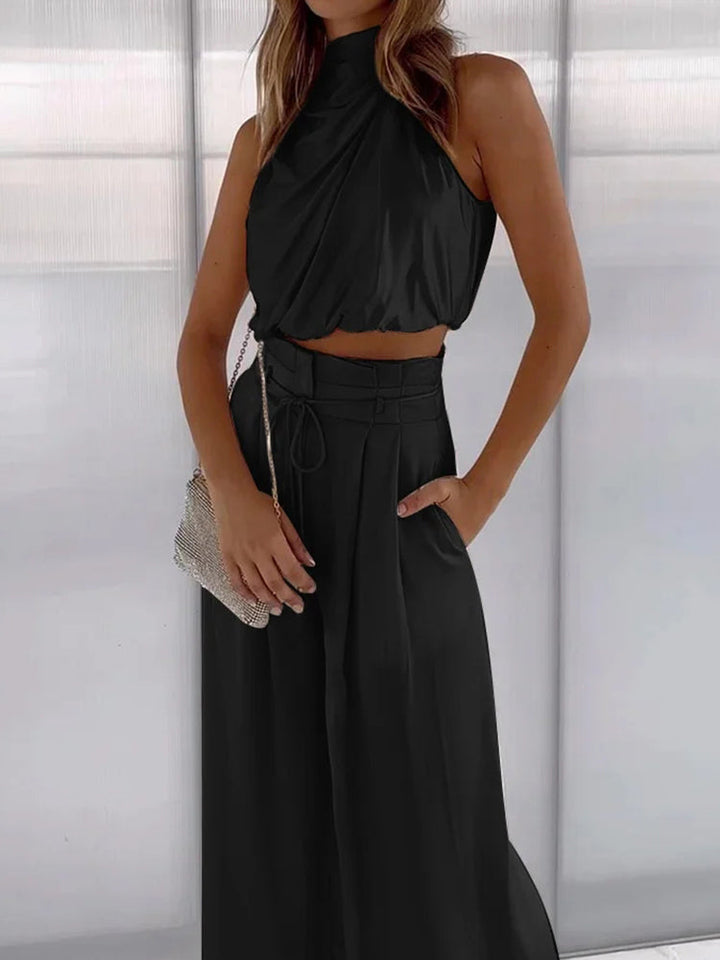 Leona | Damen Neckholder Zweiteiler-Set
