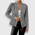 Lina | Weiche Strickjacke mit Stehkragen