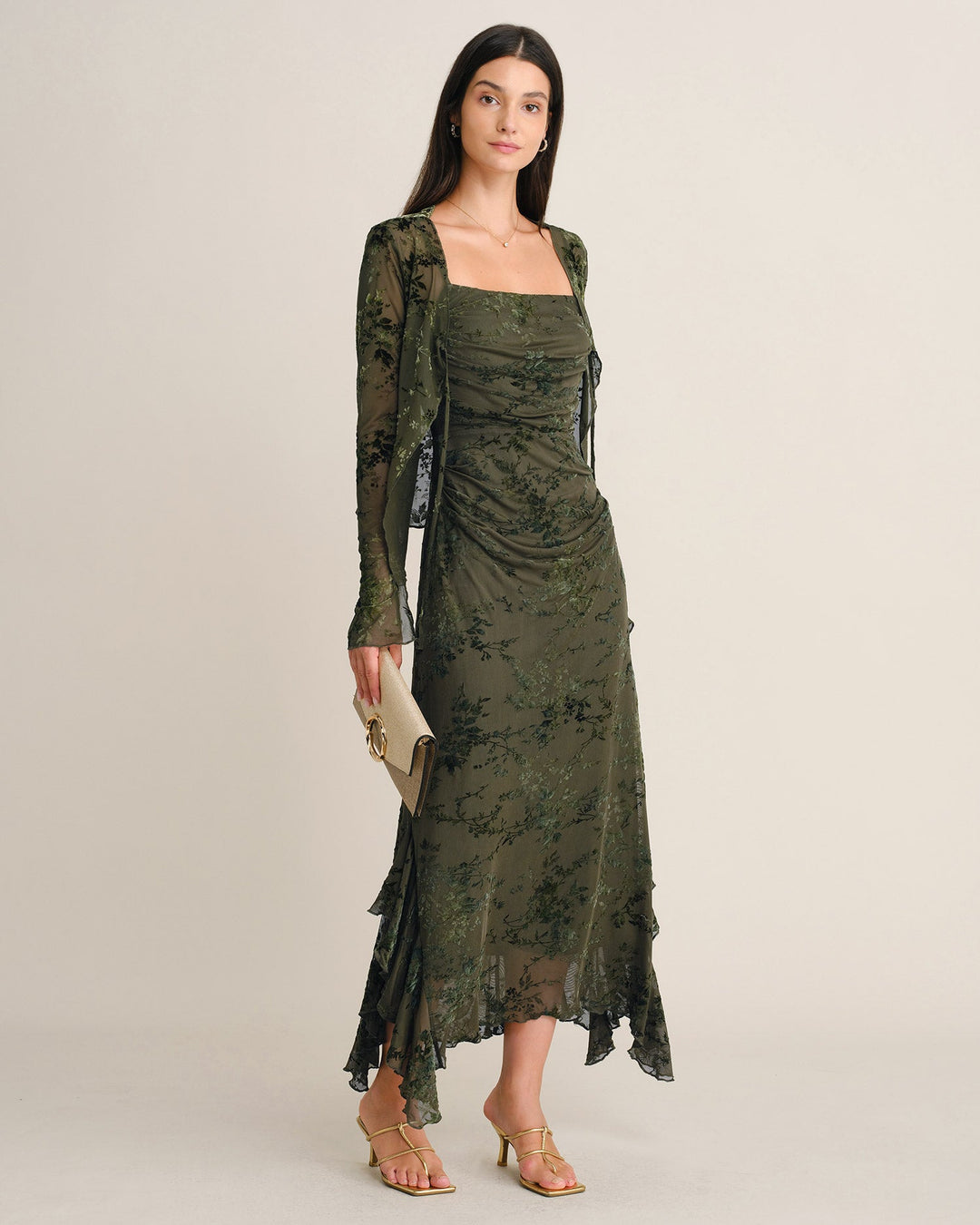 Linnea Midikleid Grün