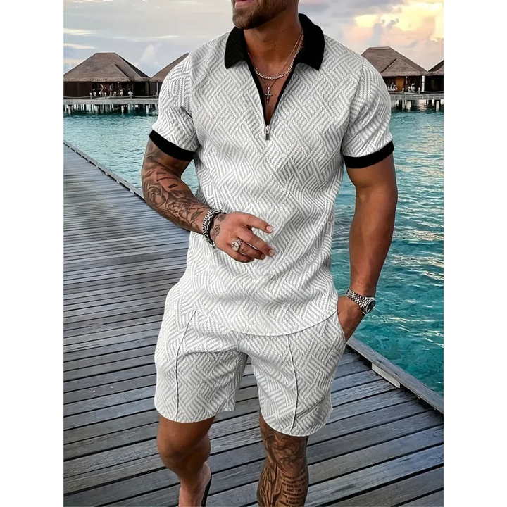 Lio | Herren Sommerliches Polo Shorts Set