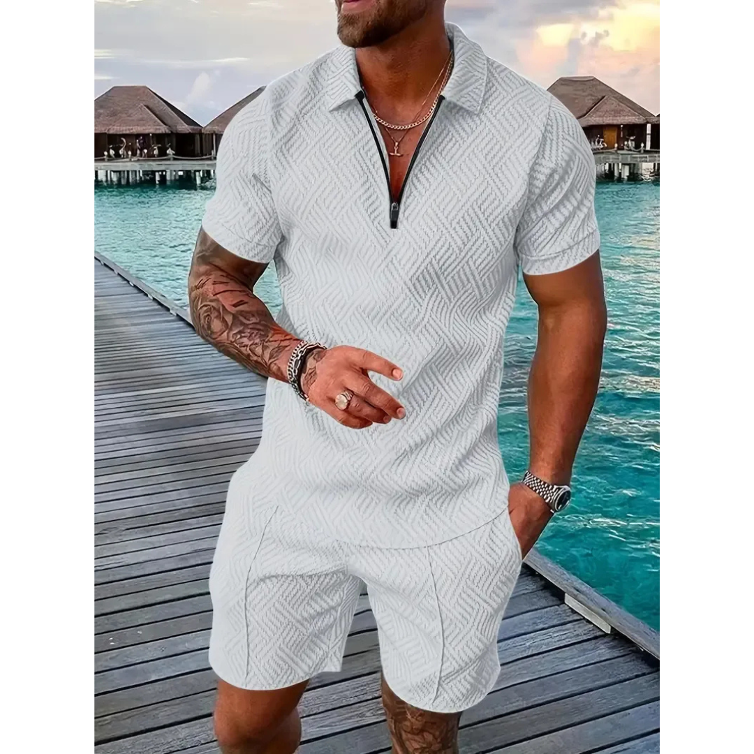 Lio | Herren Sommerliches Polo Shorts Set