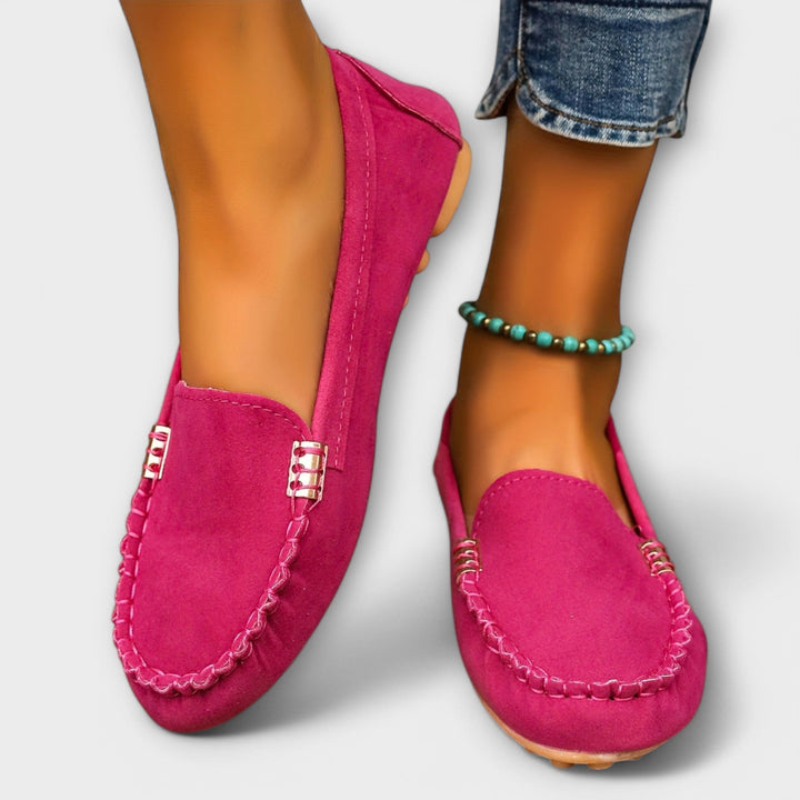 Loafer Damen im Slipper-Schnitt mit Runder Kappe