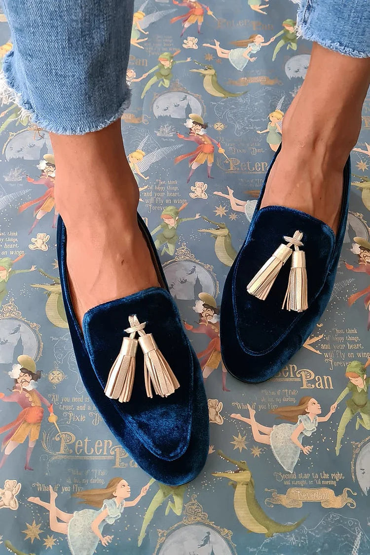 Loafer Damen mit Zierquasten und Elegantem Schnitt