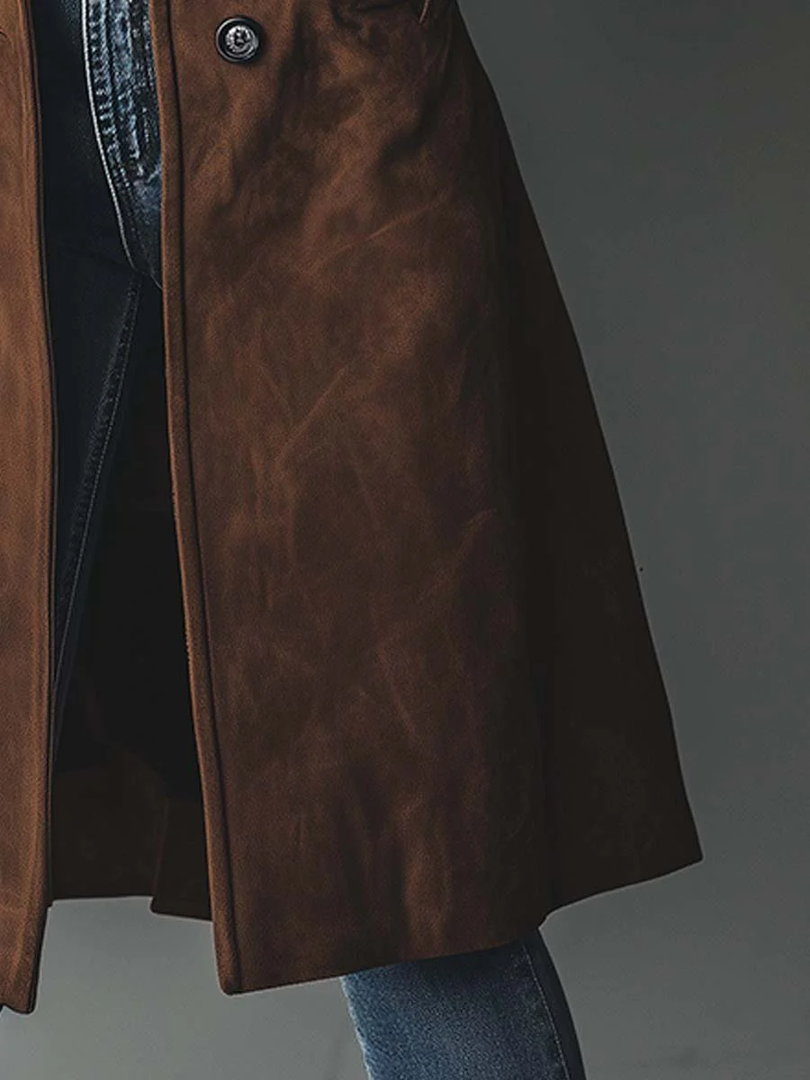 Lotta Damen Trenchcoat im Vintage-Stil mit taillierter Silhouette
