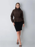 Lotte | Damen Kurze Regenjacke mit Tunnelzug in der Taille
