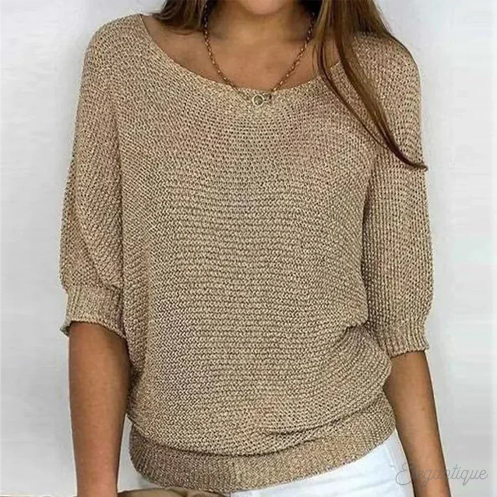 Louisa | Eleganter Feinstrick Pullover