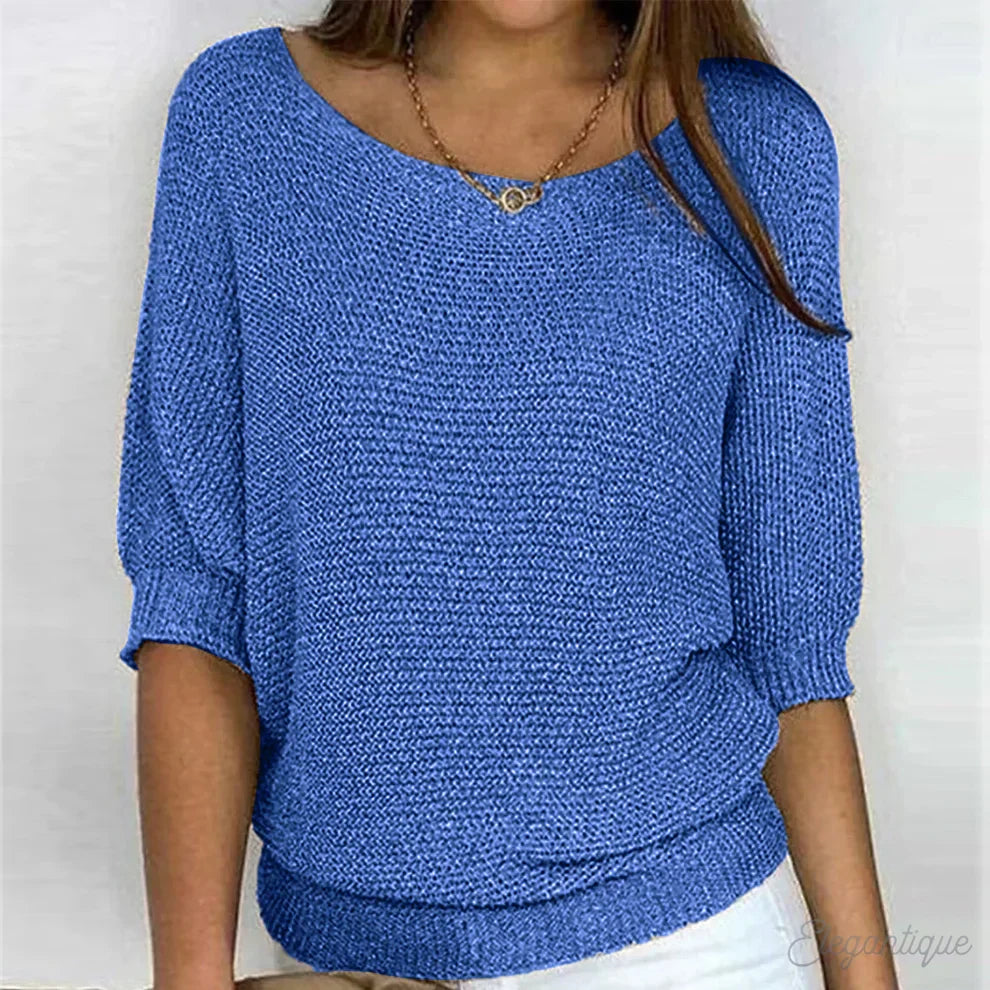 Louisa | Eleganter Feinstrick Pullover