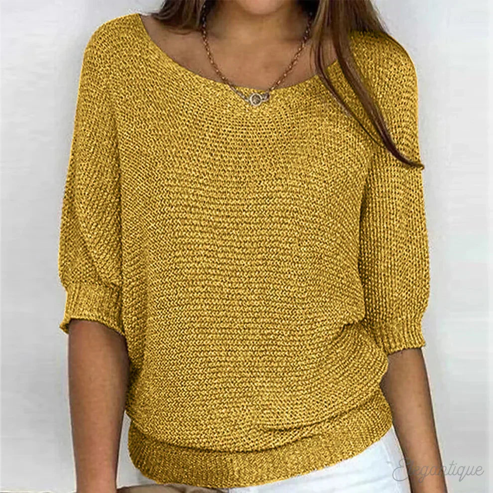 Louisa | Eleganter Feinstrick Pullover