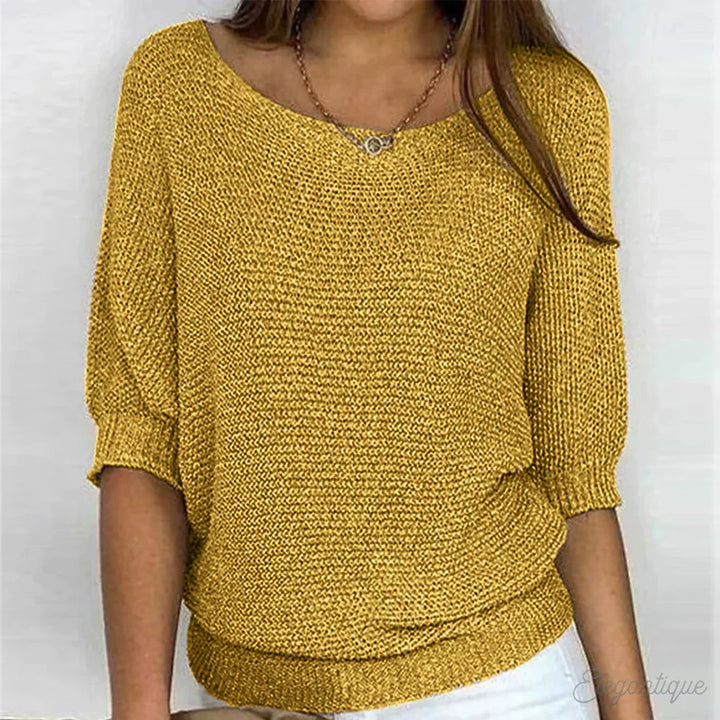 Louisa | Eleganter Feinstrick Pullover