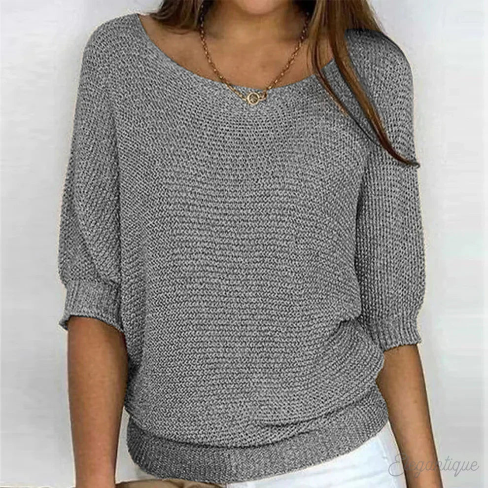 Louisa | Eleganter Feinstrick Pullover