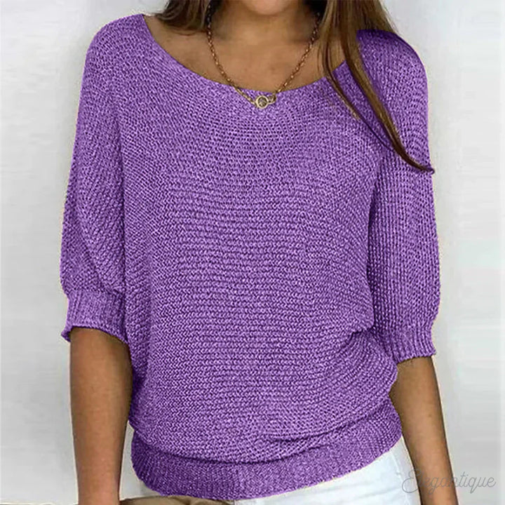 Louisa | Eleganter Feinstrick Pullover