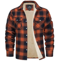 Luca | Herren Warme Hemdjacke mit Sherpa Futter