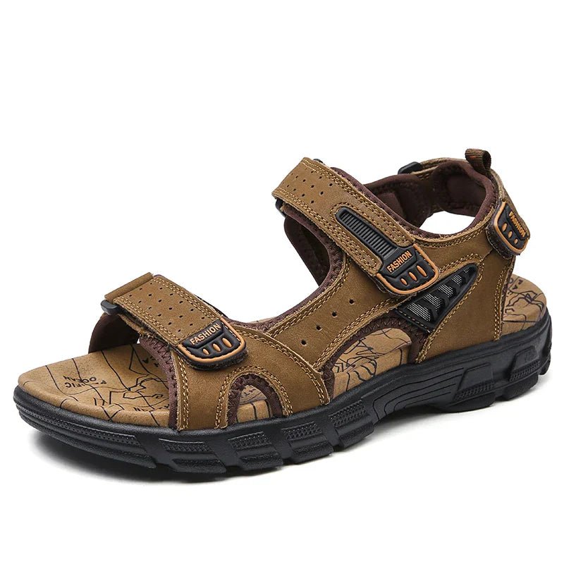 Lukas | Damen orthopädische Ledersandalen mit Klettverschluss
