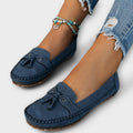 Luna | Wildleder Mokassin Loafer mit Quaste