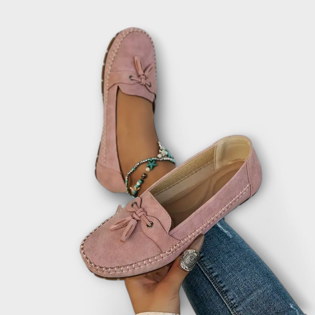 Luna | Wildleder Mokassin Loafer mit Quaste