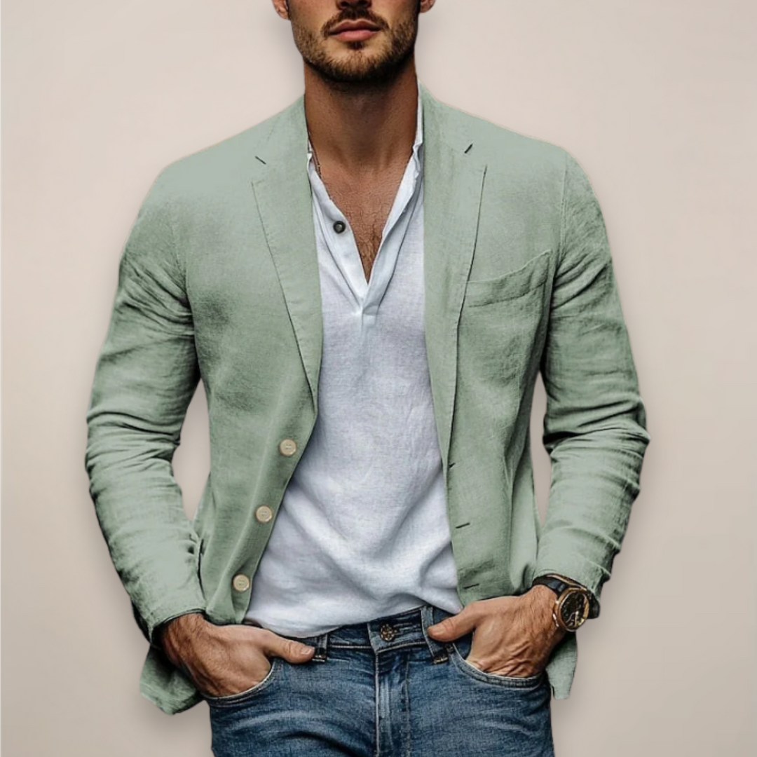 Lutz | Herren Moderner Casual Sommerblazer