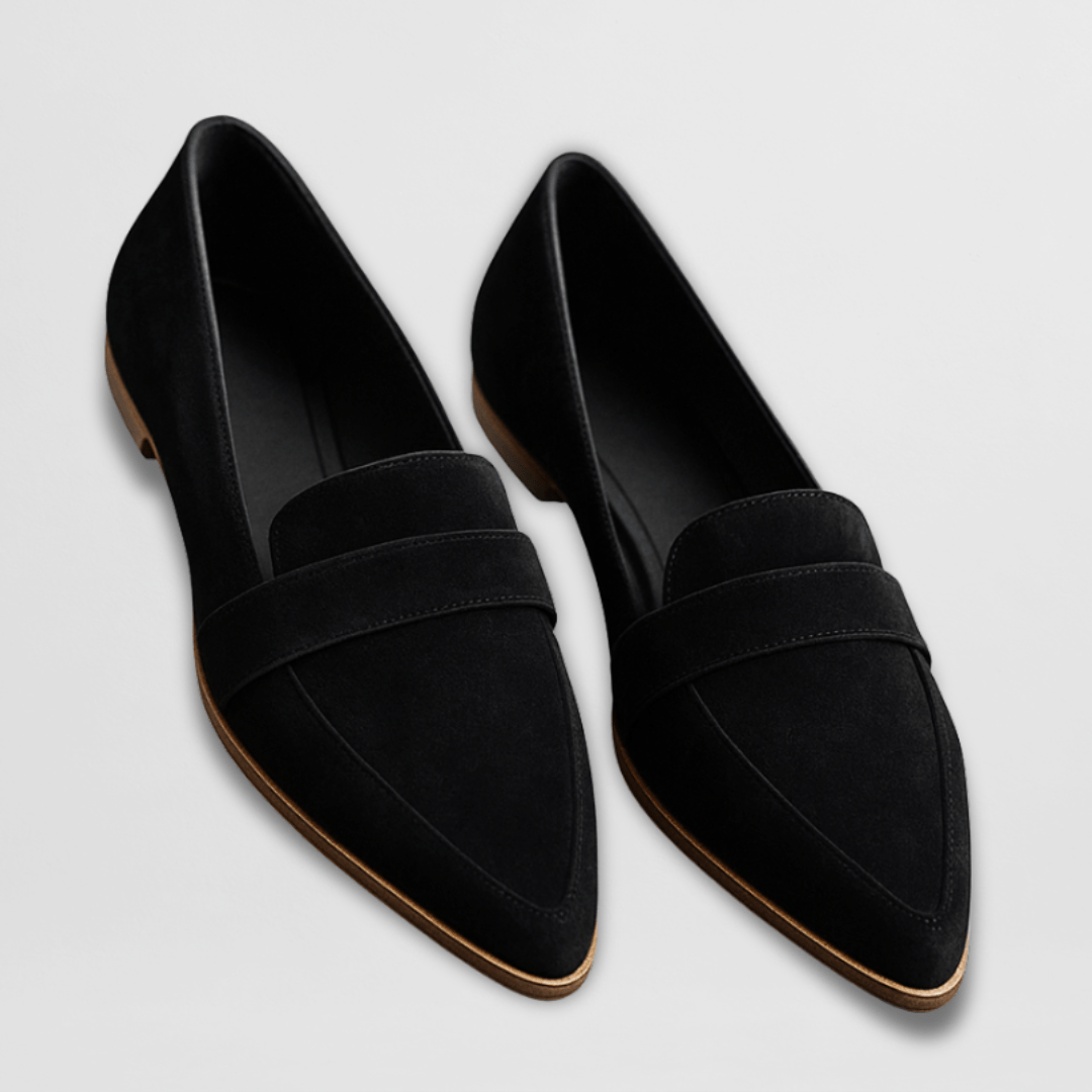 Magdalena | Spitz zulaufende Wildleder-Loafer