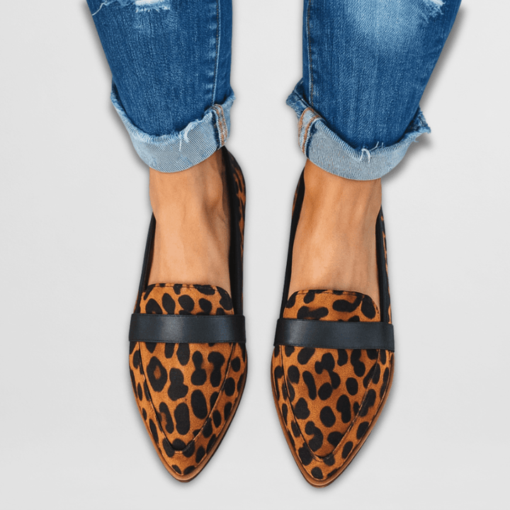 Magdalena | Spitz zulaufende Wildleder-Loafer