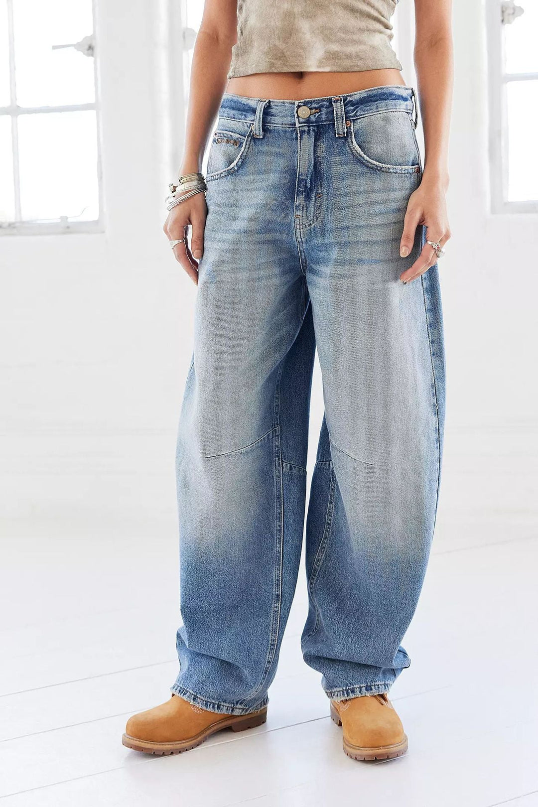 Malin | Lässige Tiefsitzende Baggy Jeans