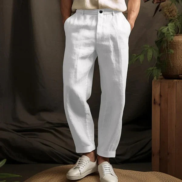 Malte | Herren Leichte Sommer Leinenhose
