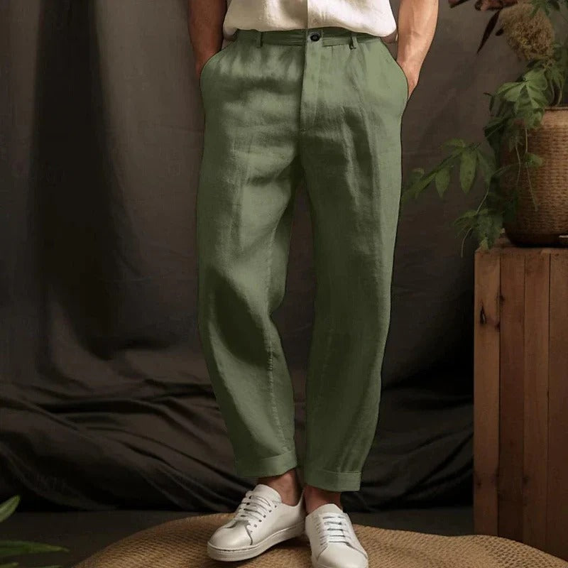 Malte | Herren Leichte Sommer Leinenhose