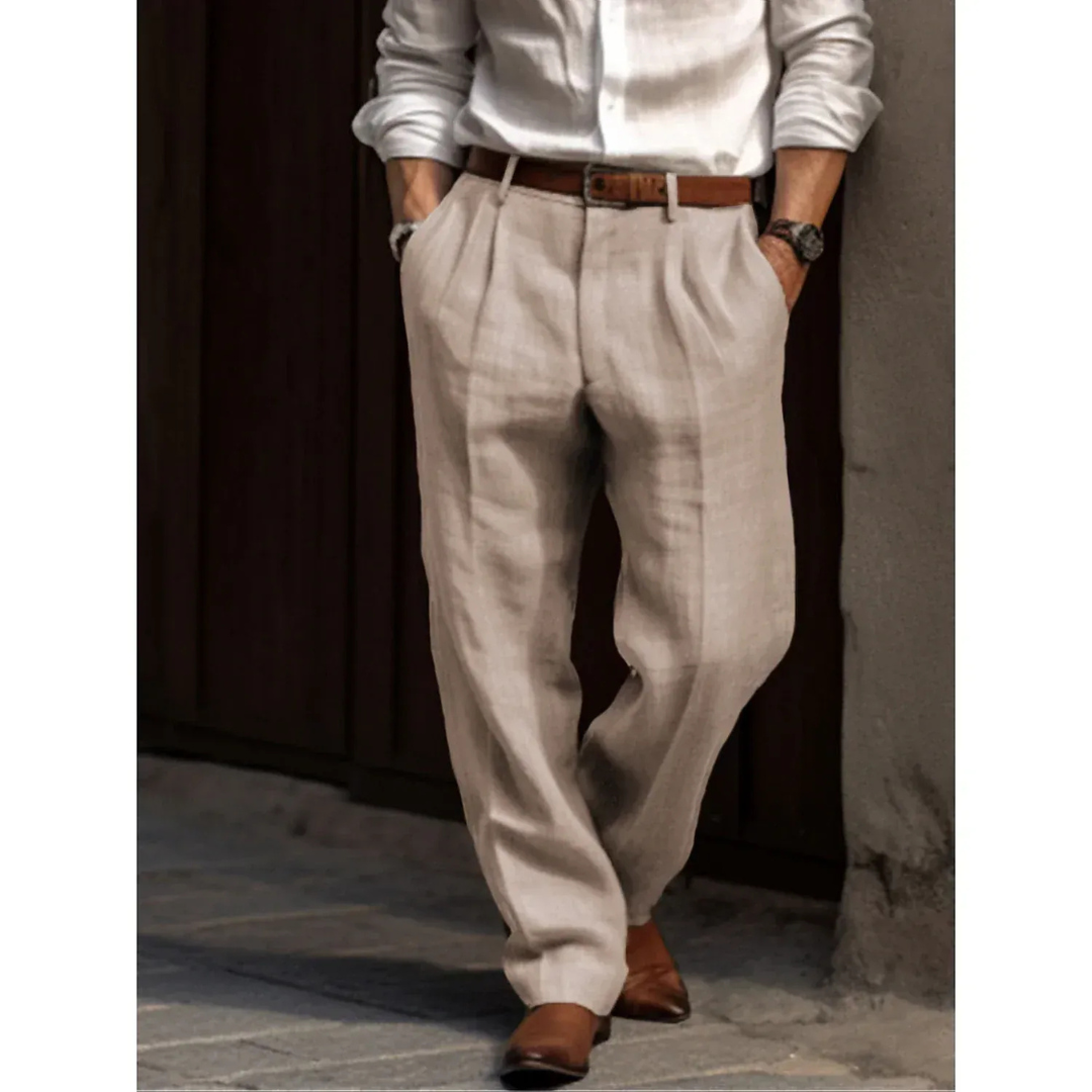 Manuel | Herren Leichte Leinenhose