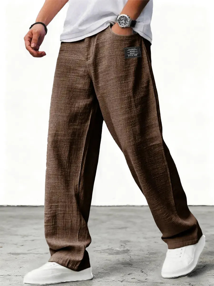 Marei | Elegante Atmungsaktive Leinenhose
