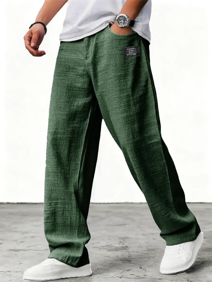 Marei | Elegante Atmungsaktive Leinenhose