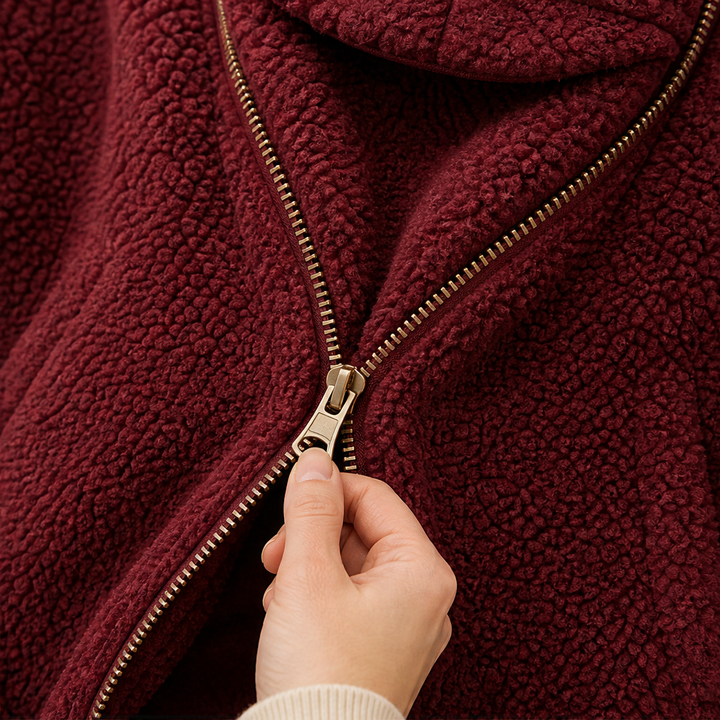 Mareike Damen Babytrage-Hoodie mit Kapuze und Reißverschluss-Einsatz
