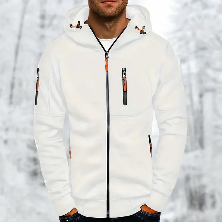 Marek | Herren Kapuzenjacke mit Reißverschluss