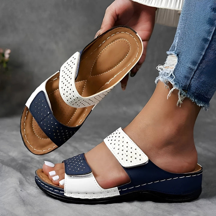 Marisol | Damen Bequeme Riemchen Sommersandalen