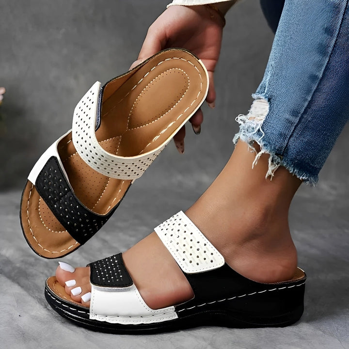 Marisol | Damen Bequeme Riemchen Sommersandalen